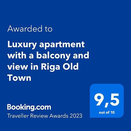 Luxury Apartment With A Balcony And View In Riga Old Town Bagian luar foto